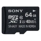 Карта памяти micro SDXC Sony Карта памяти micro SDXC Sony 64GB Class 10 UHS-I U1 SR64UYAT