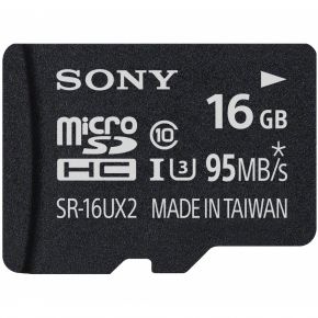 Карта памяти micro SDHC Sony Карта памяти micro SDHC Sony SR16UX2AT 16GB Class 10 UHS-I U3