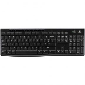Клавиатура беспроводная Logitech Клавиатура беспроводная Logitech Wireless Keyboard K270 Black USB
