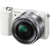 Цифровой фотоаппарат со сменной оптикой Sony Цифровой фотоаппарат со сменной оптикой Sony Alpha A5000 kit 16-50 White