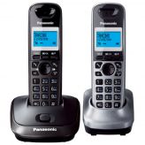 Телефон беспроводной DECT Panasonic Телефон беспроводной DECT Panasonic KX-TG2512RU2 Dark Grey/Grey