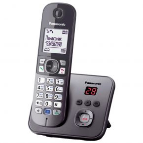 Телефон беспроводной DECT Panasonic Телефон беспроводной DECT Panasonic KX-TG6821 Grey