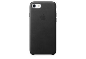 Apple Чехол Leather Case для iPhone 7 черный Чехол Apple MMY52ZM/A