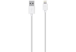 Belkin Кабель Lightning на USB, 3 м белый Кабель Belkin F8J023bt3M-WHT