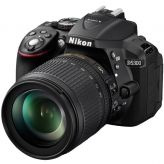 Зеркальный цифровой фотоаппарат Nikon Зеркальный цифровой фотоаппарат Nikon D5300 18-105 VR KIT Black