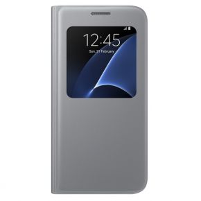 Чехол для Samsung Galaxy S7 Samsung Чехол для Samsung Galaxy S7 Samsung S View Cover EF-CG930PSEGRU Silver