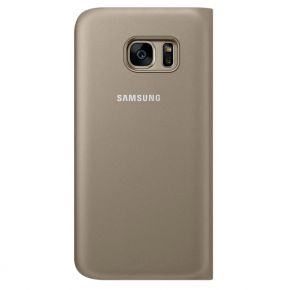 Чехол для Samsung Galaxy S7 Samsung Чехол для Samsung Galaxy S7 Samsung S View Cover EF-CG930PFEGRU Gold