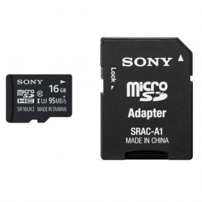 Карта памяти micro SDHC Sony Карта памяти micro SDHC Sony SR16UX2AT 16GB Class 10 UHS-I U3