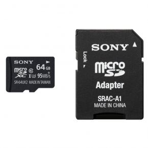 Карта памяти micro SDXC Sony Карта памяти micro SDXC Sony SR64UX2AT 64GB Class 10 UHS-I U3