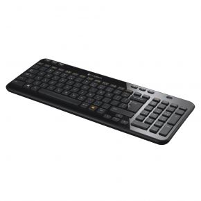 Клавиатура беспроводная Logitech Клавиатура беспроводная Logitech Wireless Keyboard K360 Black