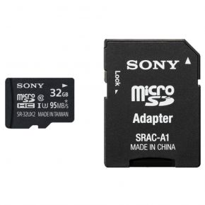 Карта памяти micro SDHC Sony Карта памяти micro SDHC Sony SR32UX2AT 32GB Class 10 UHS-I
