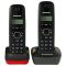 Телефон беспроводной DECT Panasonic Телефон беспроводной DECT Panasonic KX-TG1612RU3 Grey/Red