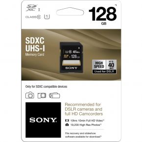 Карта памяти SDXC Sony Карта памяти SDXC Sony SF-G1UY 128GB Class 10 UHS-I