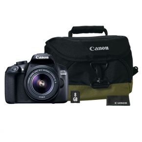 Фотоаппарат зеркальный Canon Фотоаппарат зеркальный Canon EOS 1300D+EF-S 18-55 IS+сумка 100EG+карта 16Gb