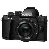 Фотоаппарат системный Olympus Фотоаппарат системный Olympus OM-D E-M10 Mark II Pancake Zoom Kit 14-42EZ Black