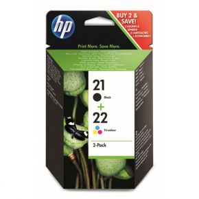 Картридж для струйного принтера HP Картридж для струйного принтера HP 21/22 Black/Tri-color SD367AE