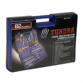 Tundra Набор инструмента "TUNDRA basic" универсальный в кейсе 82 предмета
