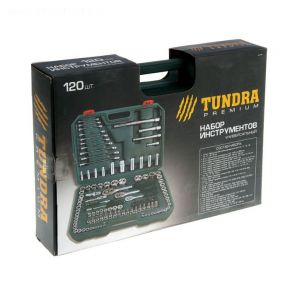 Tundra Набор инструмента "TUNDRA premium" универсальный в кейсе 120 предметов 881896