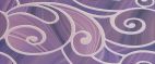 Шахтинская плитка Arabeski purple decor 01 250*600 (1*6) Шахтинская плитка