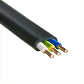3*2,5 кв.мм кабель силовой (монтажный) медный с ПВХ изоляцией ВВГбм-Пнг(А)