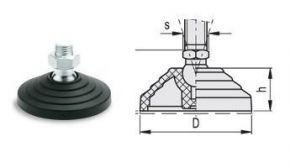 D80 основание регулируемой опоры E&amp;G