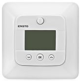 Терморегулятор программ., с 2-мя датчиками Ensto ECO16LCDJ+E, для теплого пола ENSTO