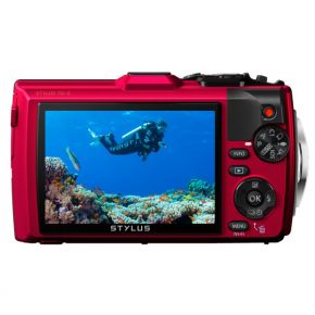 Компактный цифровой фотоаппарат Olympus Компактный цифровой фотоаппарат Olympus Tough TG-4 Red