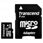 Карта памяти micro SDHC Transcend Карта памяти micro SDHC Transcend TS8GUSDHC4