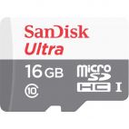 Карта памяти micro SDHC SanDisk Карта памяти micro SDHC SanDisk Ultra 16GB Class 10 UHS-I