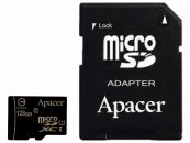 Карта памяти Apacer MicroSD XC 128 ГБ class 10 (с адаптером) Apacer Карта памяти Apacer MicroSD XC 128 ГБ class 10 (с адаптером)