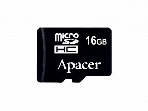 Карта памяти Apacer MicroSD HC 16 ГБ class 10 (с адаптером) Apacer Карта памяти Apacer MicroSD HC 16 ГБ class 10 (с адаптером)