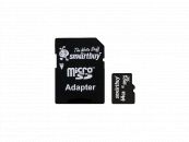 Карта памяти SmartBuy MicroSD 64 ГБ class 10 (с адаптером) SmartBuy Карта памяти SmartBuy MicroSD 64 ГБ class 10 (с адаптером)