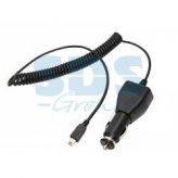 Автозарядка с индикатором mini USB (АЗУ) (5V, 2 000mA) шнур спираль до 2М R