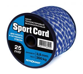3,5мм шнур плетеный, двухцветный, Sport Cord (25м)