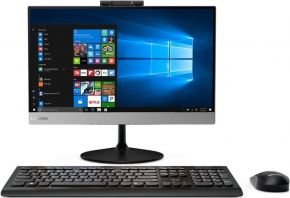 Моноблок Lenovo V410z (Core i3 7100T 3.4Ghz/21.5/4Gb/500Gb/DVD/Radeon 530/noOS/Black) 10R60004RU