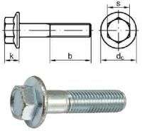 М 8* 16 болт с ш/г и фланцем, цинк DIN6921 кл.пр 5.8