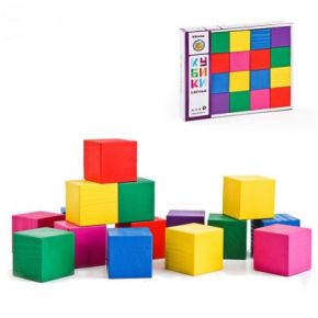 Томик Деревянные кубики цветные 20 штук