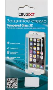 Защитное стекло One-XT для iPhone 6/6s Plus 3D (закругленное) One-XT Защитное стекло One-XT для iPhone 6/6s Plus 3D (закругленное)