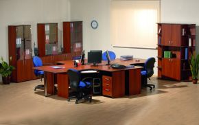 Мебель для персонала Рубин 41 в кабинет для 4 сотрудников