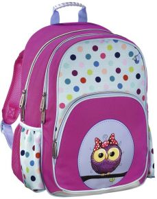 Школьный ранец Hama Sweet owl 00139093 Pink blue