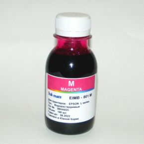 Чернила Ink-Mate для Epson T6733 (L800, L805, L850, L1800) Magenta (пурпурные) водные, EIM-801M, 100 мл