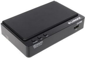 Приставка для цифрового ТВ Lumax DV2105HD черная lumax