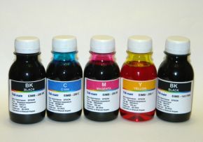 Чернила (краска) Ink-Mate для Epson XP-600, XP-700, XP-800 пигментные и водные, EIM-143 / EIM290, комплект 5 x 100 мл