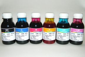 Чернила (краска) Ink-Mate для Epson L800, L805, L810, L850, L1800 водные, EIM-801, комплект 6 x 100 мл
