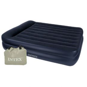 Двуспальная надувная кровать Intex, 152 х 203 х 42см, с насосом Intex