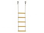 Лестница веревочная 5 ступеней желтая - D=30 мм
