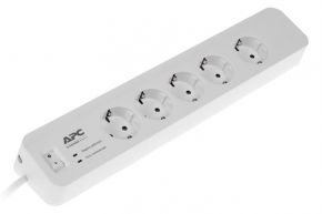 Сетевой фильтр APC Essential SurgeArrest PM5-RS белый 1.83 м 5 розеток APC