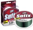 Леска монофильная SUFIX Elite Lo Vis Green 100м 0.16мм 2.20 кг Sufix