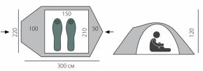 Палатка туристическая BTrace Challenge 2 BTrace