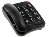 Телефон проводной TeXet ТХ-201 черный Texet